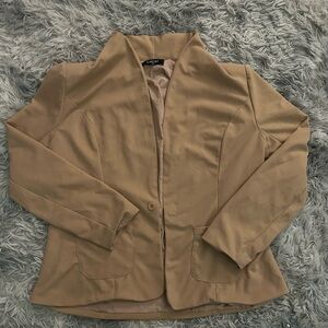 Chic Beige Women's Blazer